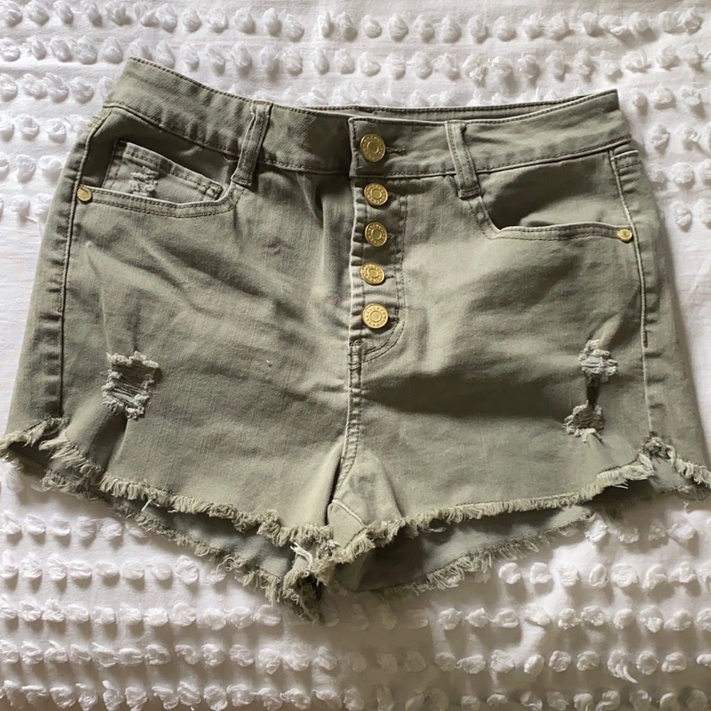 High waisted shorts